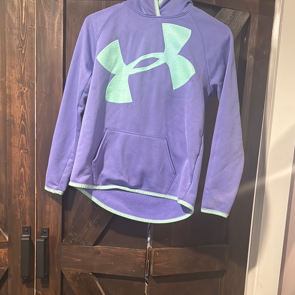 Under Armour Purple and Green Sweatshirt